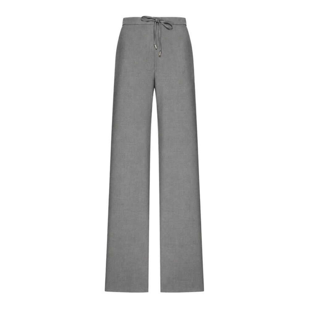 Max Mara Studio Women Wool Drawstring Trousers